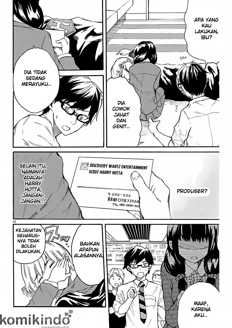 Back to the Kaasan Chapter 02 Gambar 22