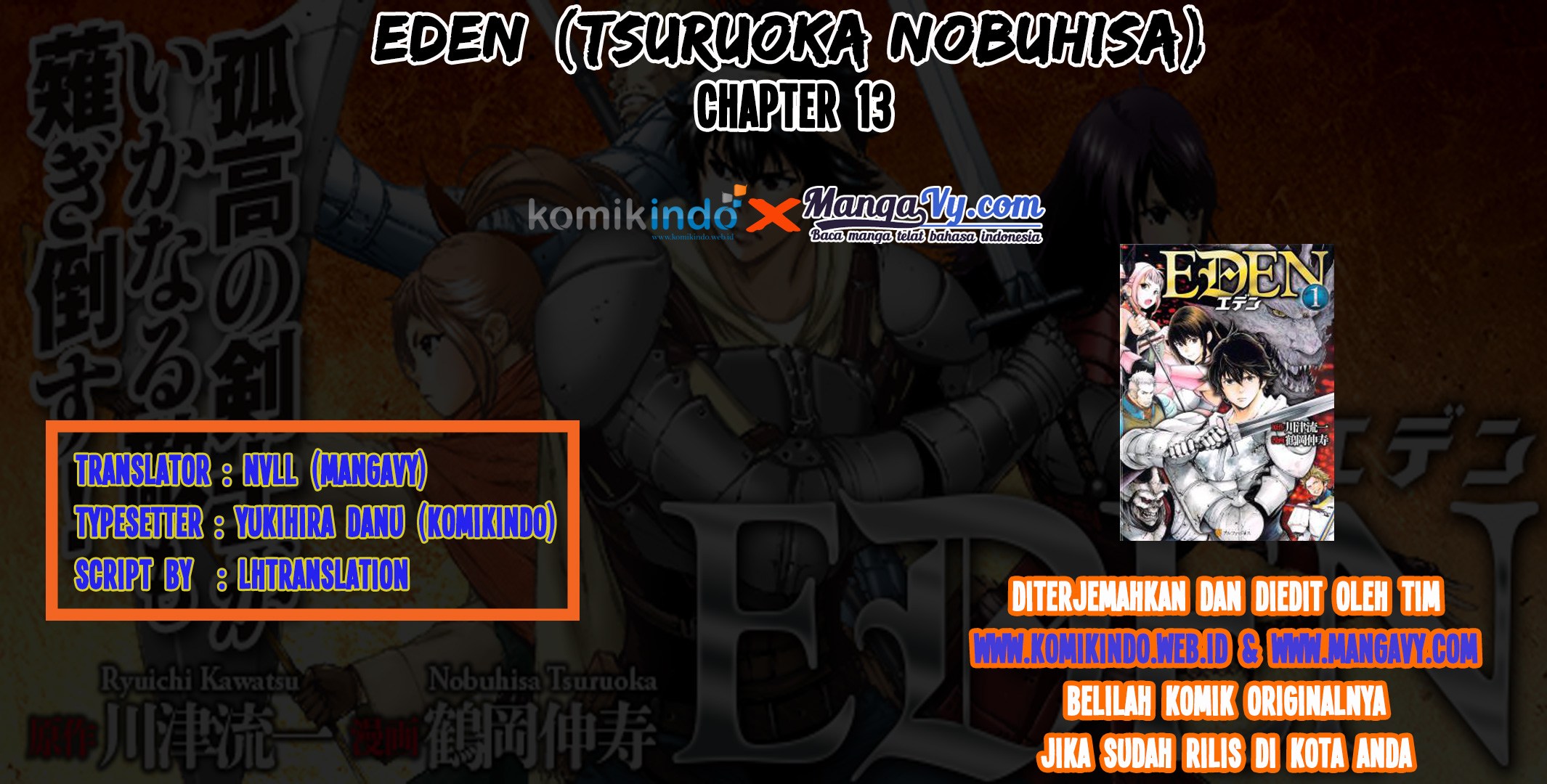 Baca Komik Eden (TSURUOKA Nobuhisa) Chapter 13 Gambar 1