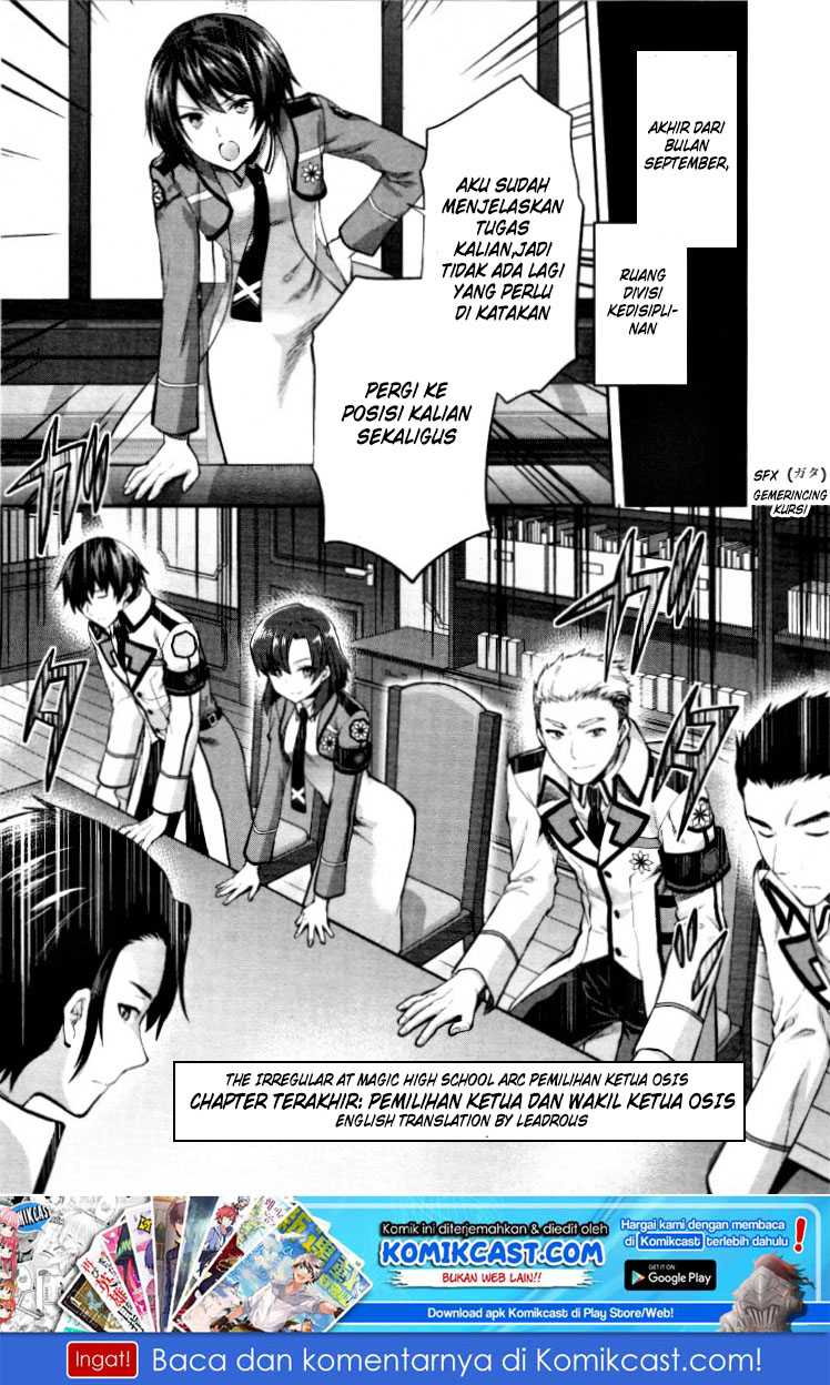 Baca Manga Mahouka Koukou no Rettousei – Kaichou Senkyo-hen Chapter 06 Gambar 2