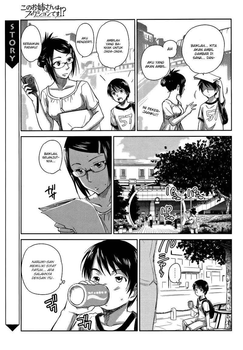 Kono Oneesan wa Fiction desu!? Chapter 08 Gambar 10
