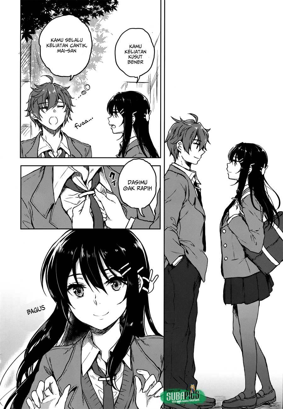 Seishun Buta Yarou wa Bunny Girl-senpai no Yume wo Minai Chapter 18 Gambar 17