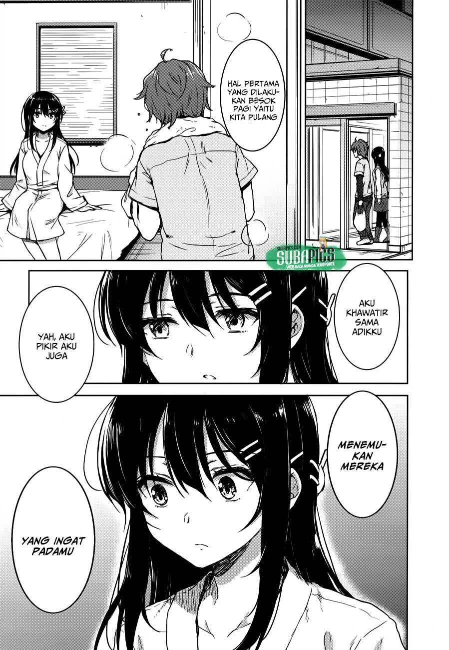 Seishun Buta Yarou wa Bunny Girl-senpai no Yume wo Minai Chapter 18 Gambar 6