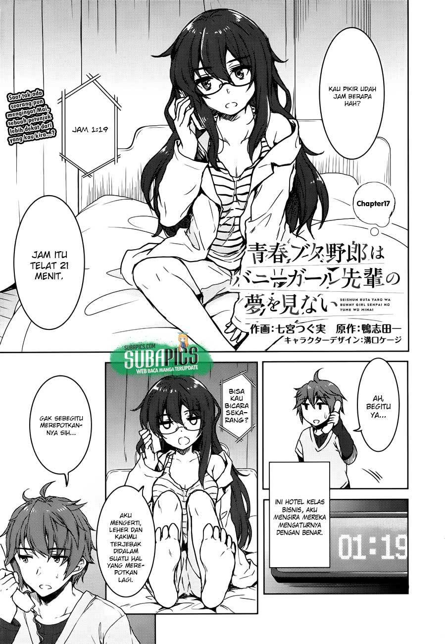 Baca Manga Seishun Buta Yarou wa Bunny Girl-senpai no Yume wo Minai Chapter 17 Gambar 2
