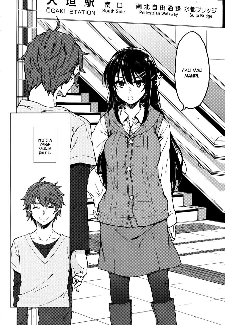 Seishun Buta Yarou wa Bunny Girl-senpai no Yume wo Minai Chapter 16 Gambar 3