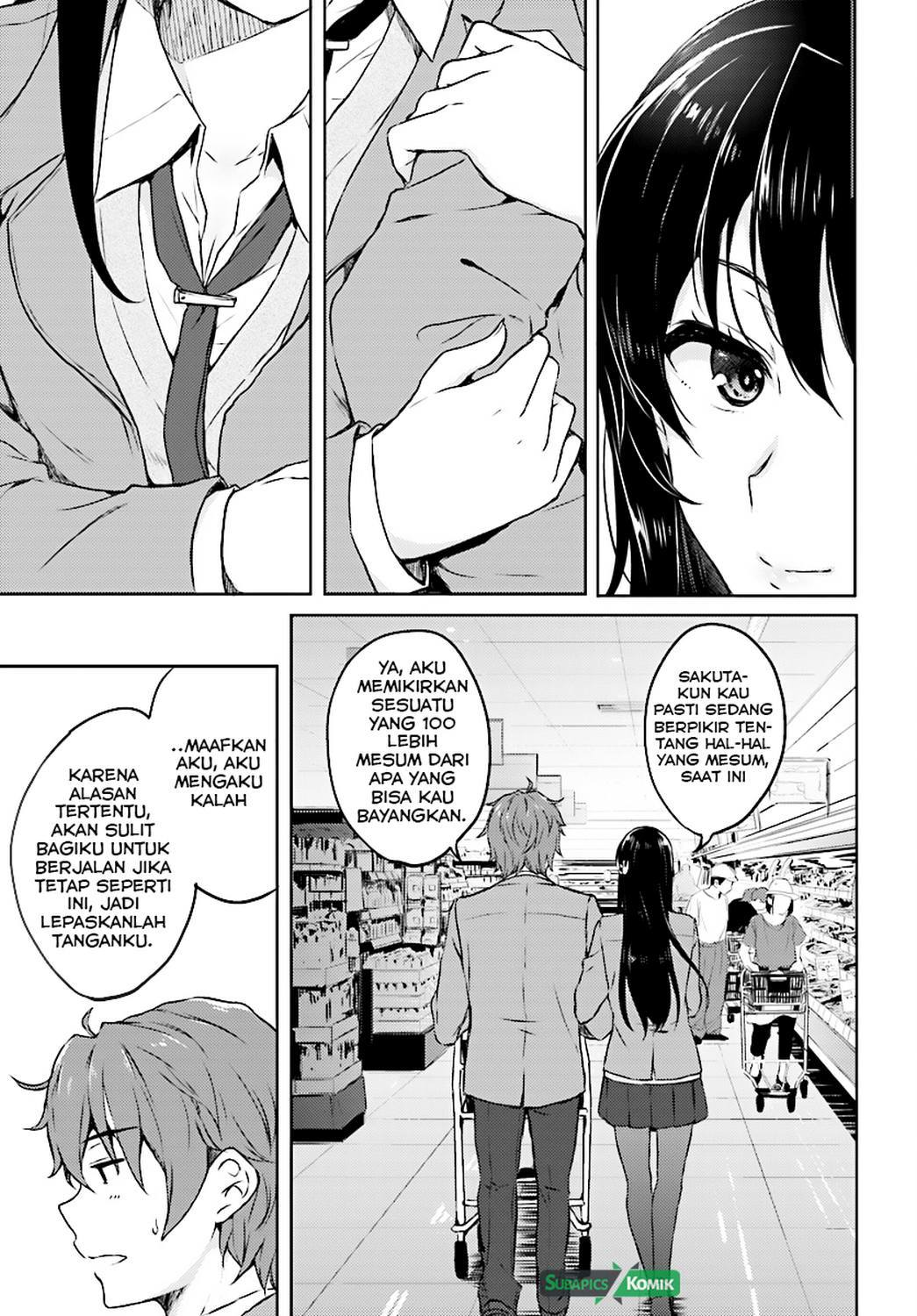 Seishun Buta Yarou wa Bunny Girl-senpai no Yume wo Minai Chapter 08 Gambar 12