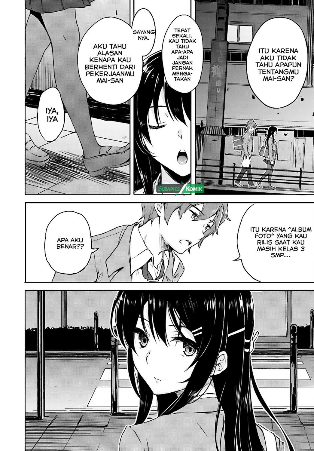 Seishun Buta Yarou wa Bunny Girl-senpai no Yume wo Minai Chapter 08 Gambar 15