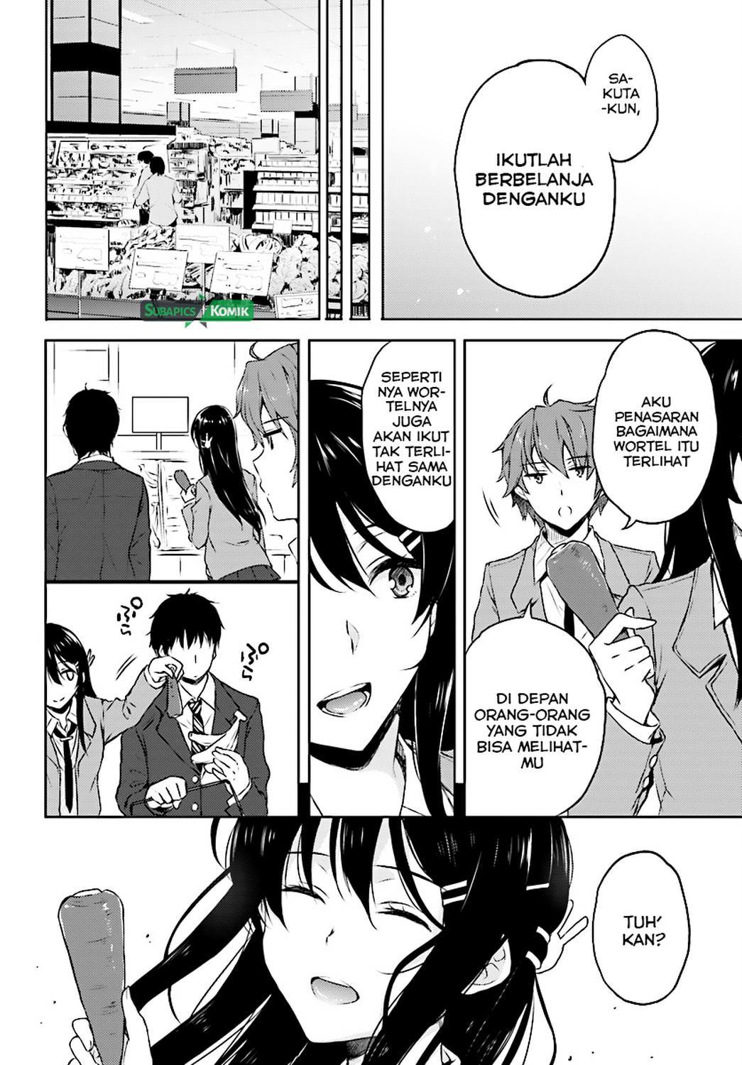 Seishun Buta Yarou wa Bunny Girl-senpai no Yume wo Minai Chapter 08 Gambar 7