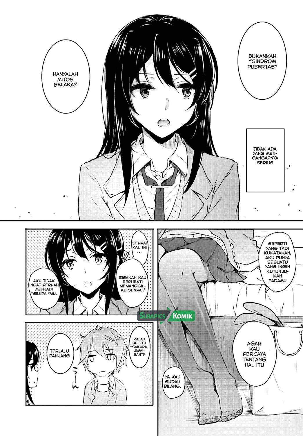 Seishun Buta Yarou wa Bunny Girl-senpai no Yume wo Minai Chapter 04 Gambar 5