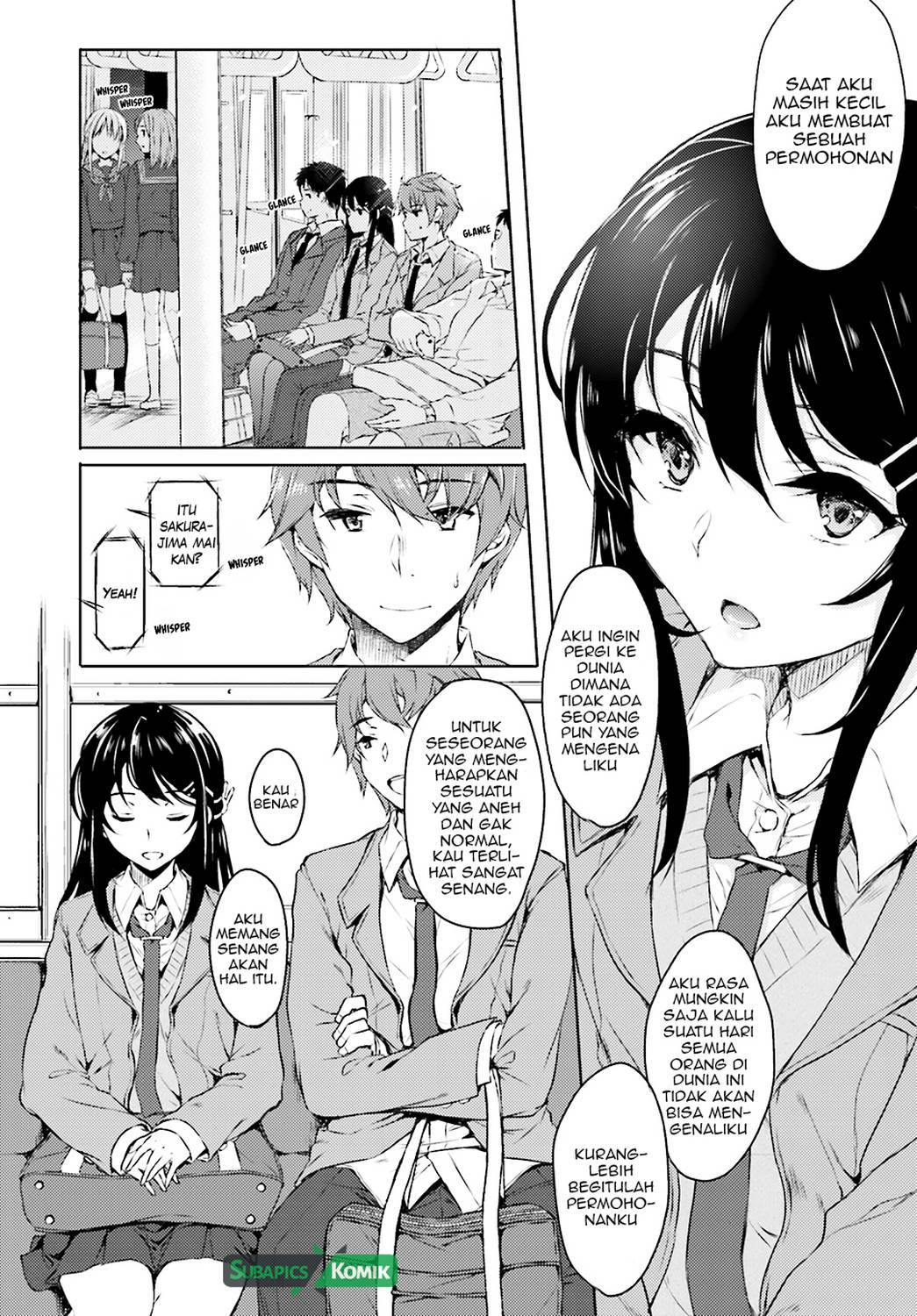 Seishun Buta Yarou wa Bunny Girl-senpai no Yume wo Minai Chapter 03 Gambar 11