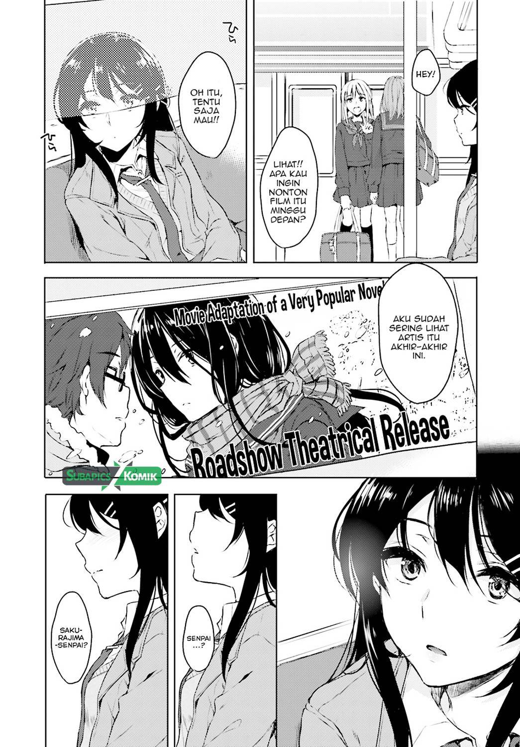 Seishun Buta Yarou wa Bunny Girl-senpai no Yume wo Minai Chapter 03 Gambar 12