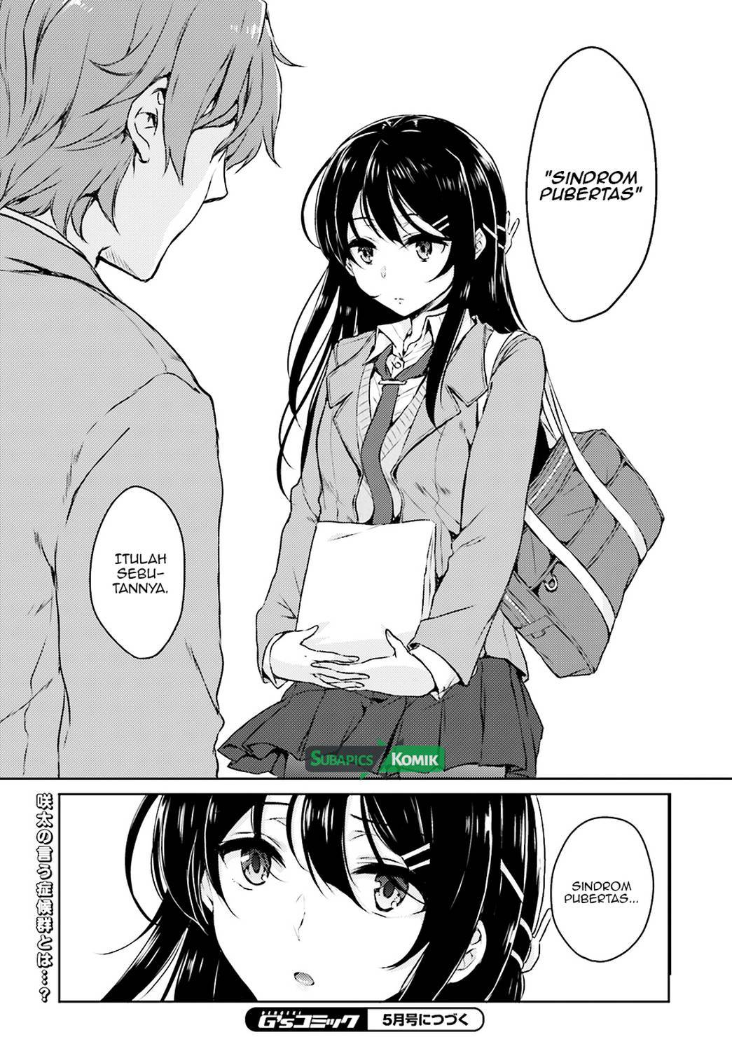 Seishun Buta Yarou wa Bunny Girl-senpai no Yume wo Minai Chapter 03 Gambar 18
