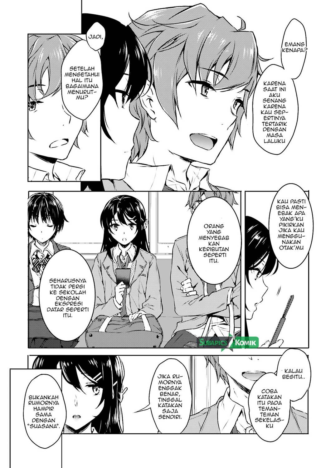 Seishun Buta Yarou wa Bunny Girl-senpai no Yume wo Minai Chapter 03 Gambar 5