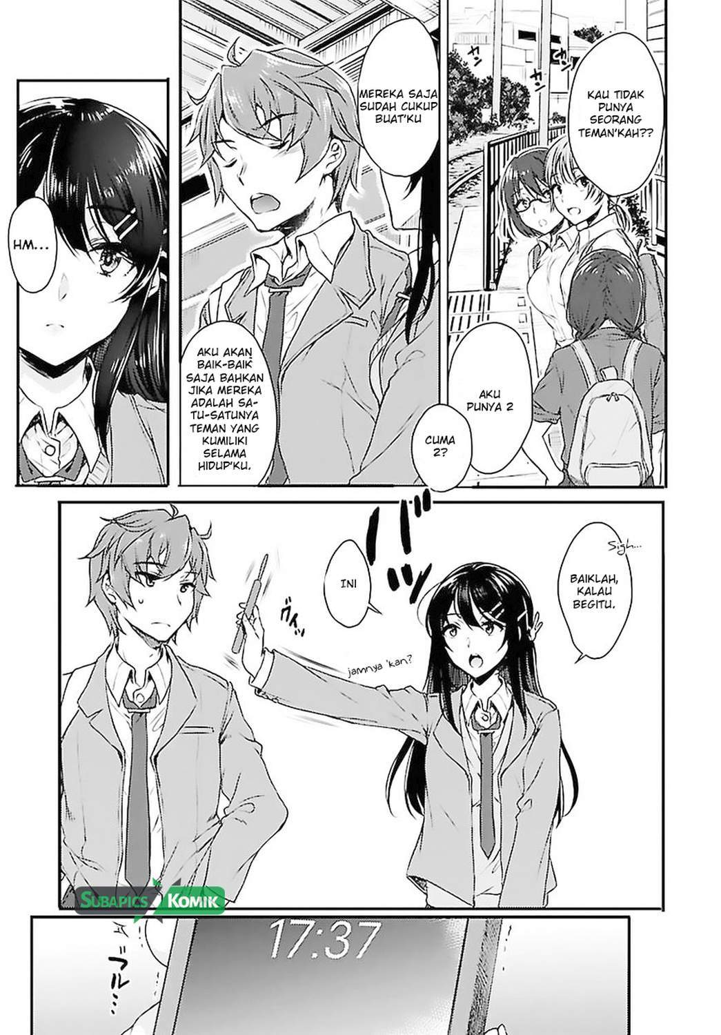 Seishun Buta Yarou wa Bunny Girl-senpai no Yume wo Minai Chapter 02 Gambar 11