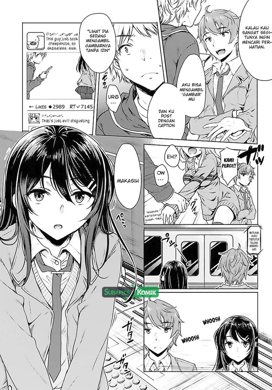 Seishun Buta Yarou wa Bunny Girl-senpai no Yume wo Minai Chapter 02 Gambar 6
