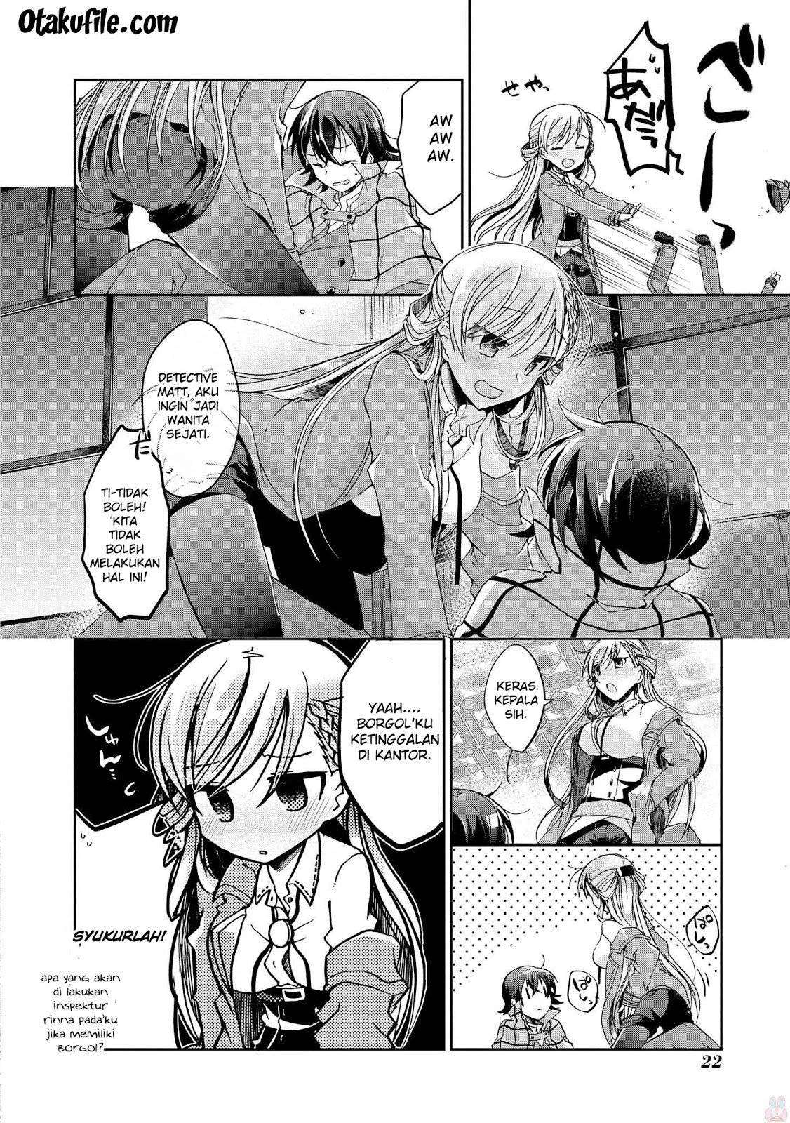 Rinna Keibu wa Iki ga dekinai Chapter 06 Gambar 23