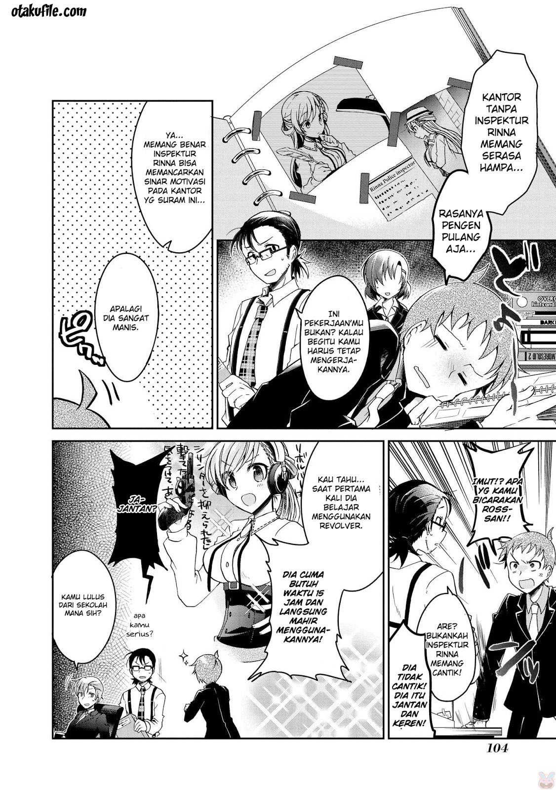 Rinna Keibu wa Iki ga dekinai Chapter 04 Gambar 6