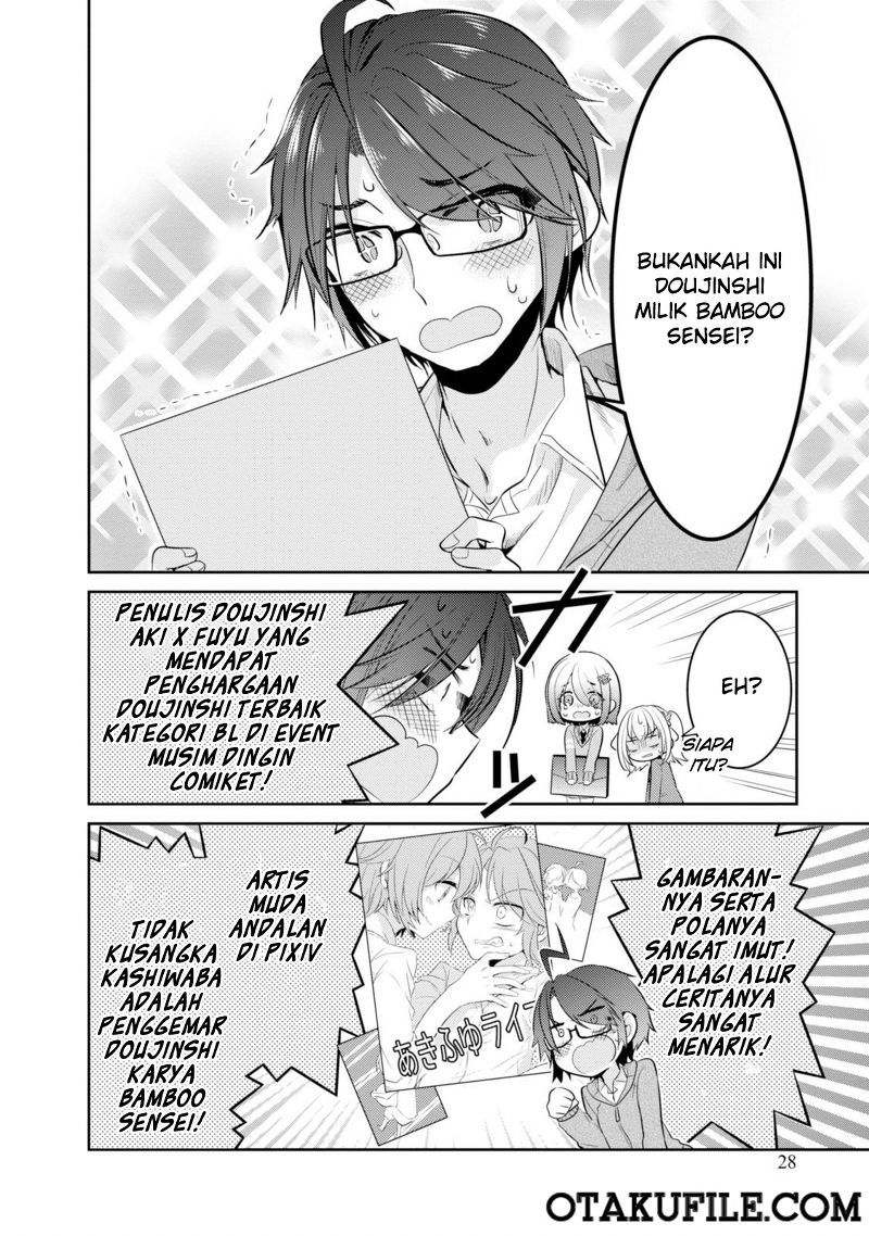 Ore ga Fujoshi de Aitsu ga Yuri-ota de Chapter 06 Gambar 30