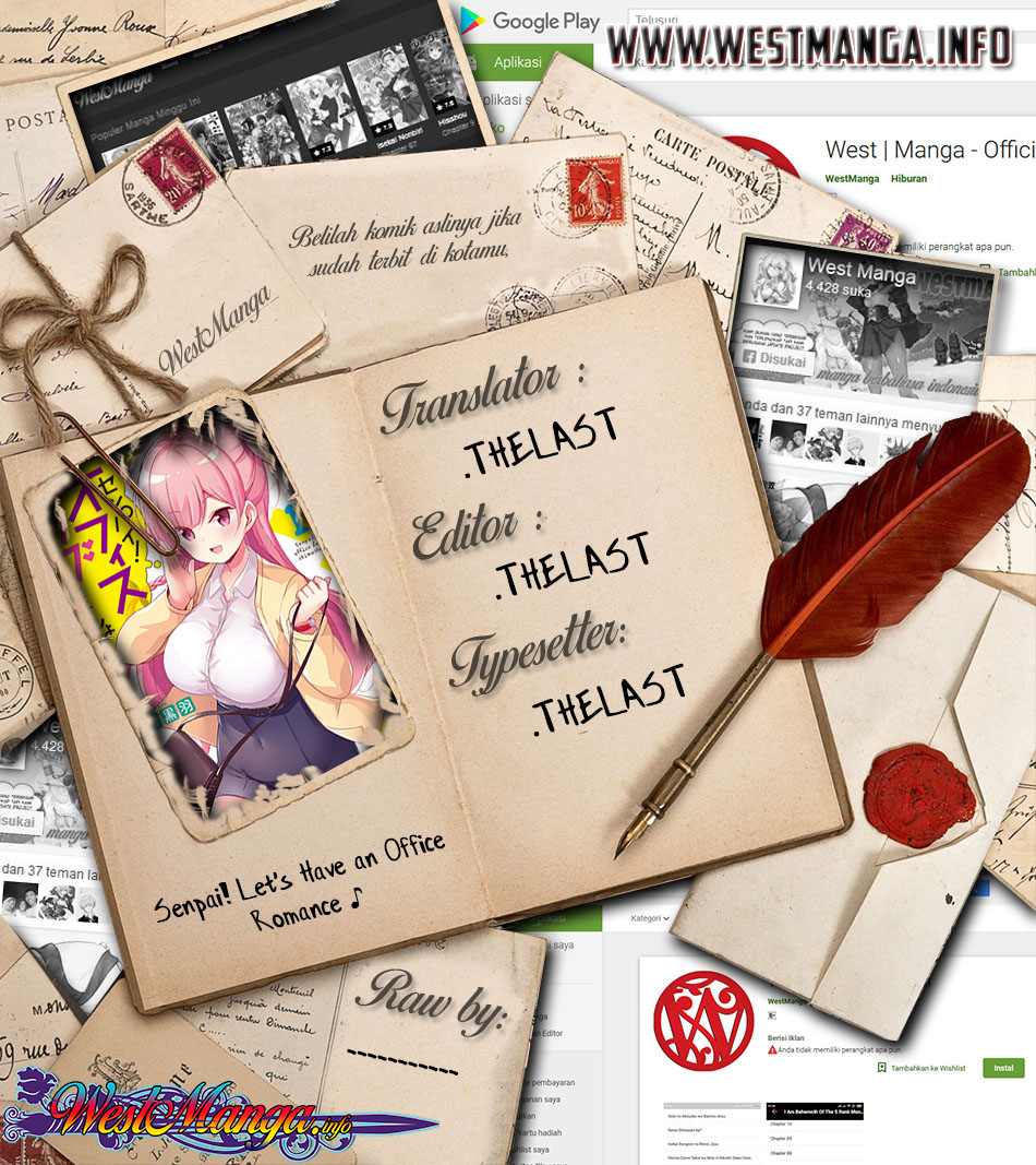 Baca Komik Senpai! Let's Have an Office Romance ♪ Chapter 06.1 Gambar 1