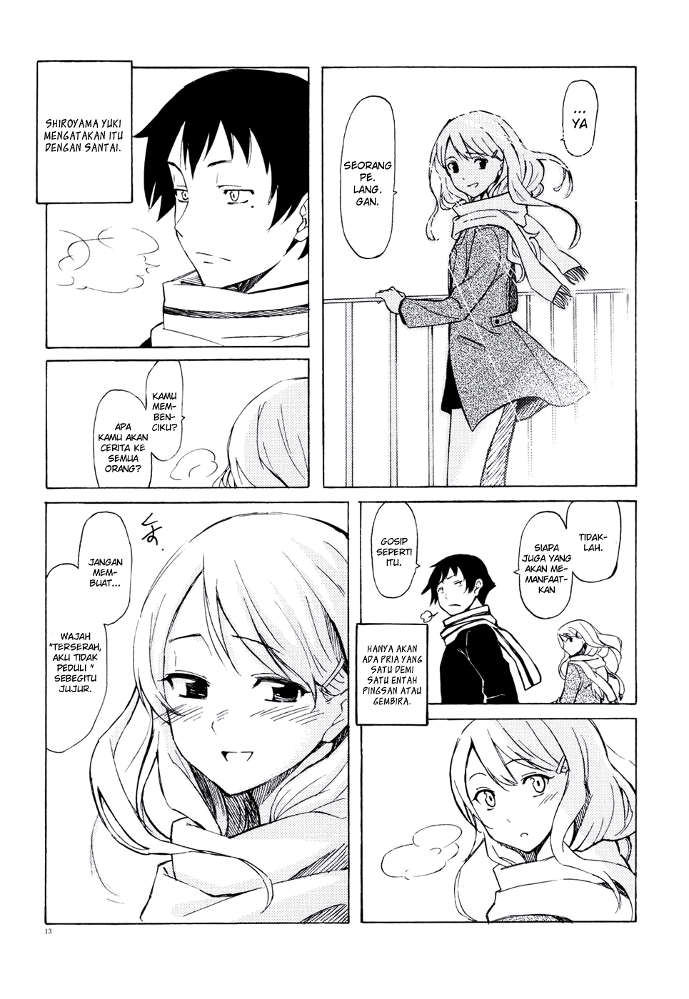 Semete, Ano Yuki no You ni Chapter 01 Gambar 12