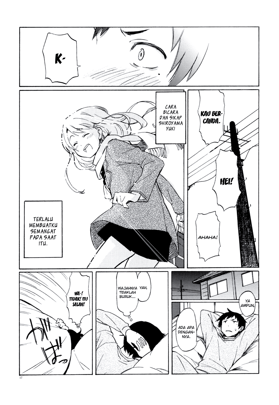 Semete, Ano Yuki no You ni Chapter 01 Gambar 16