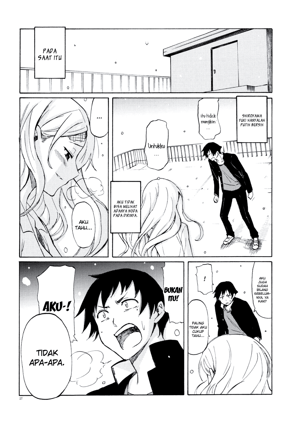 Semete, Ano Yuki no You ni Chapter 01 Gambar 26