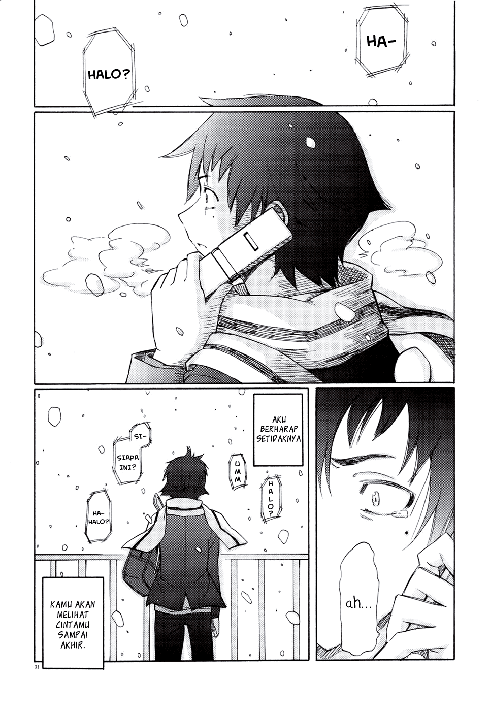 Semete, Ano Yuki no You ni Chapter 01 Gambar 30