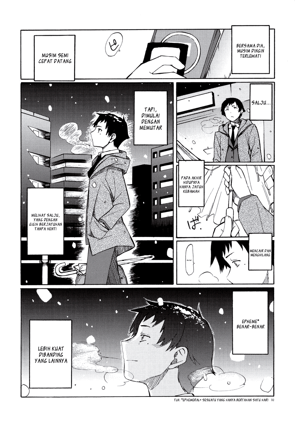 Semete, Ano Yuki no You ni Chapter 01 Gambar 31