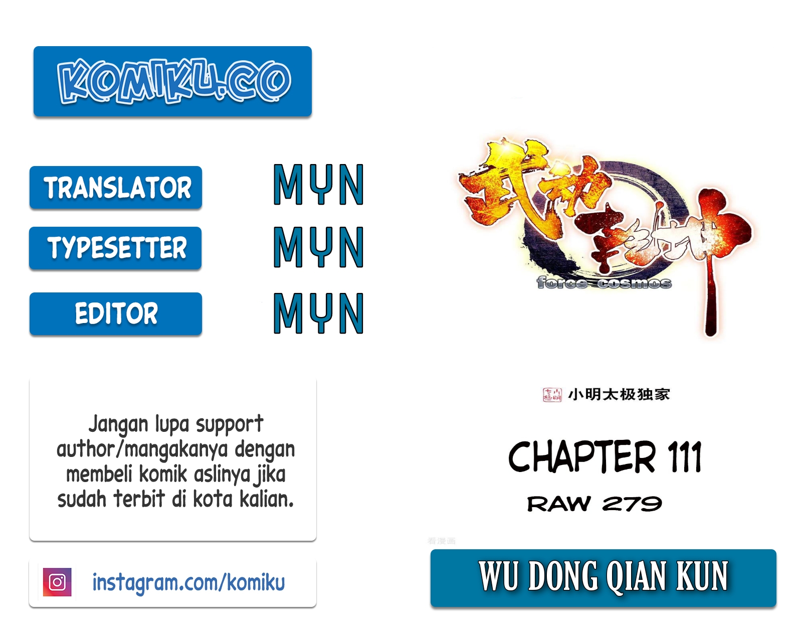 Baca Komik Wu Dong Qian Kun Chapter 111 Gambar 1