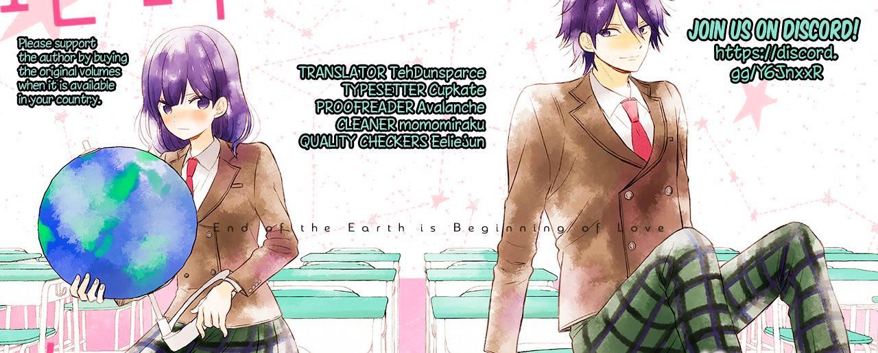 Baca Manga Chikyuu no Owari wa Koi no Hajimari Chapter 05 Gambar 2