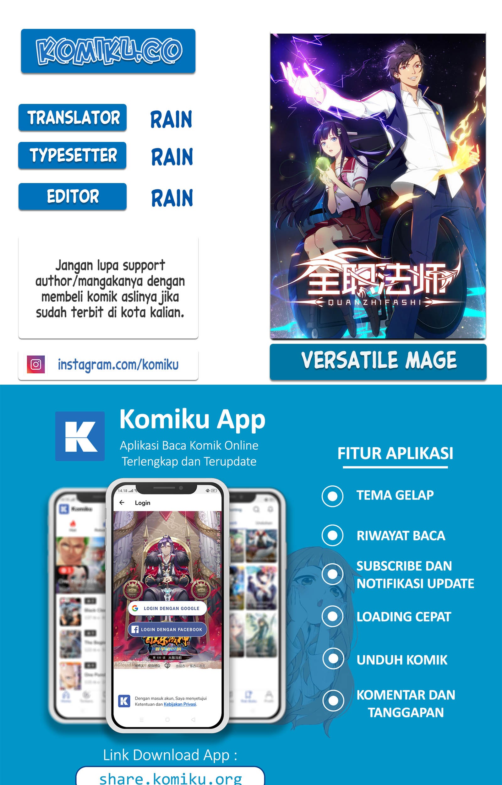 Baca Komik Versatile Mage Chapter 345 Gambar 1