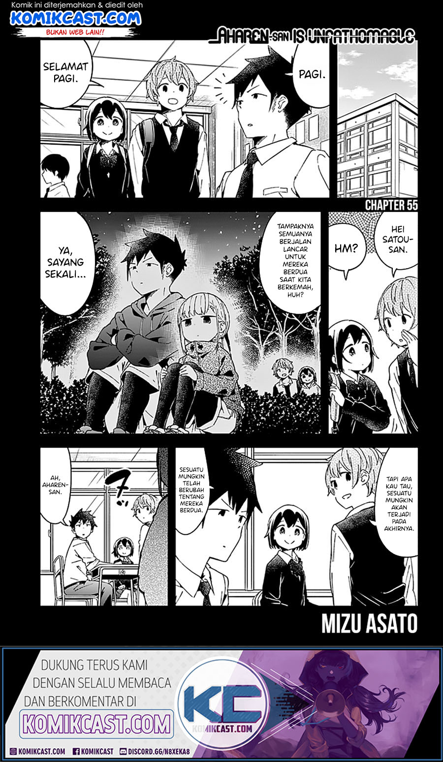 Aharen-san wa Hakarenai Chapter 55 Gambar 3