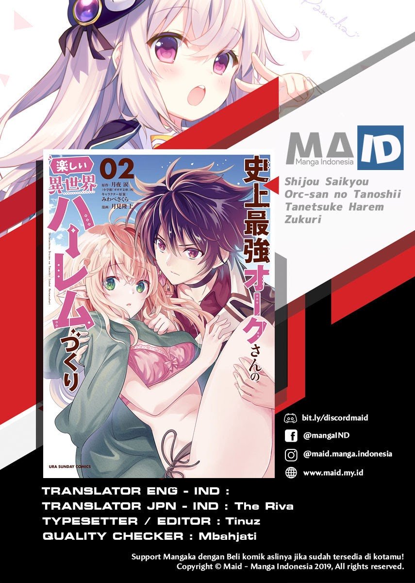 Baca Manga Shijou Saikyou Orc-san no Tanoshii Tanetsuke Harem Zukuri Chapter 20 Gambar 2
