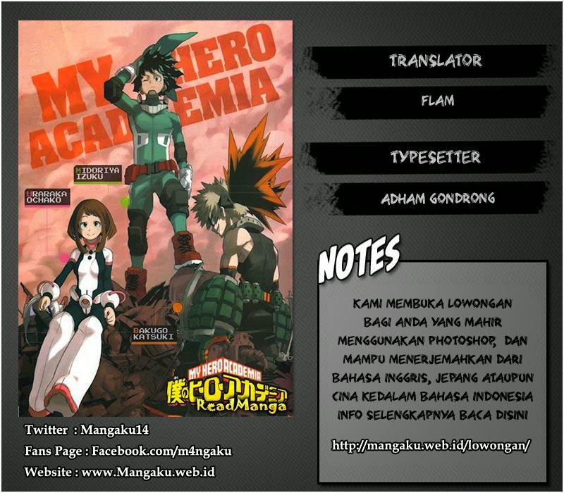 Baca Komik Boku no Hero Academia Chapter 14 Gambar 1
