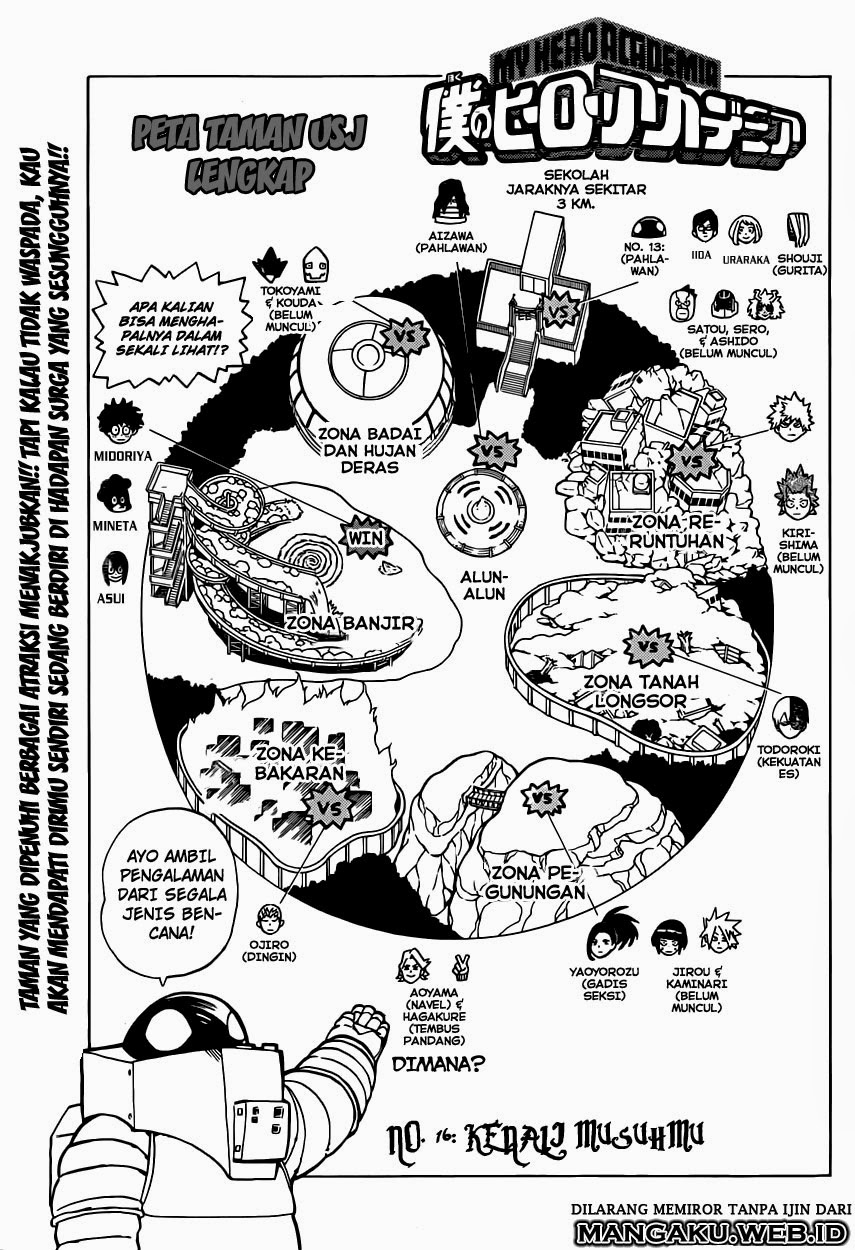 Boku no Hero Academia Chapter 16 Gambar 3