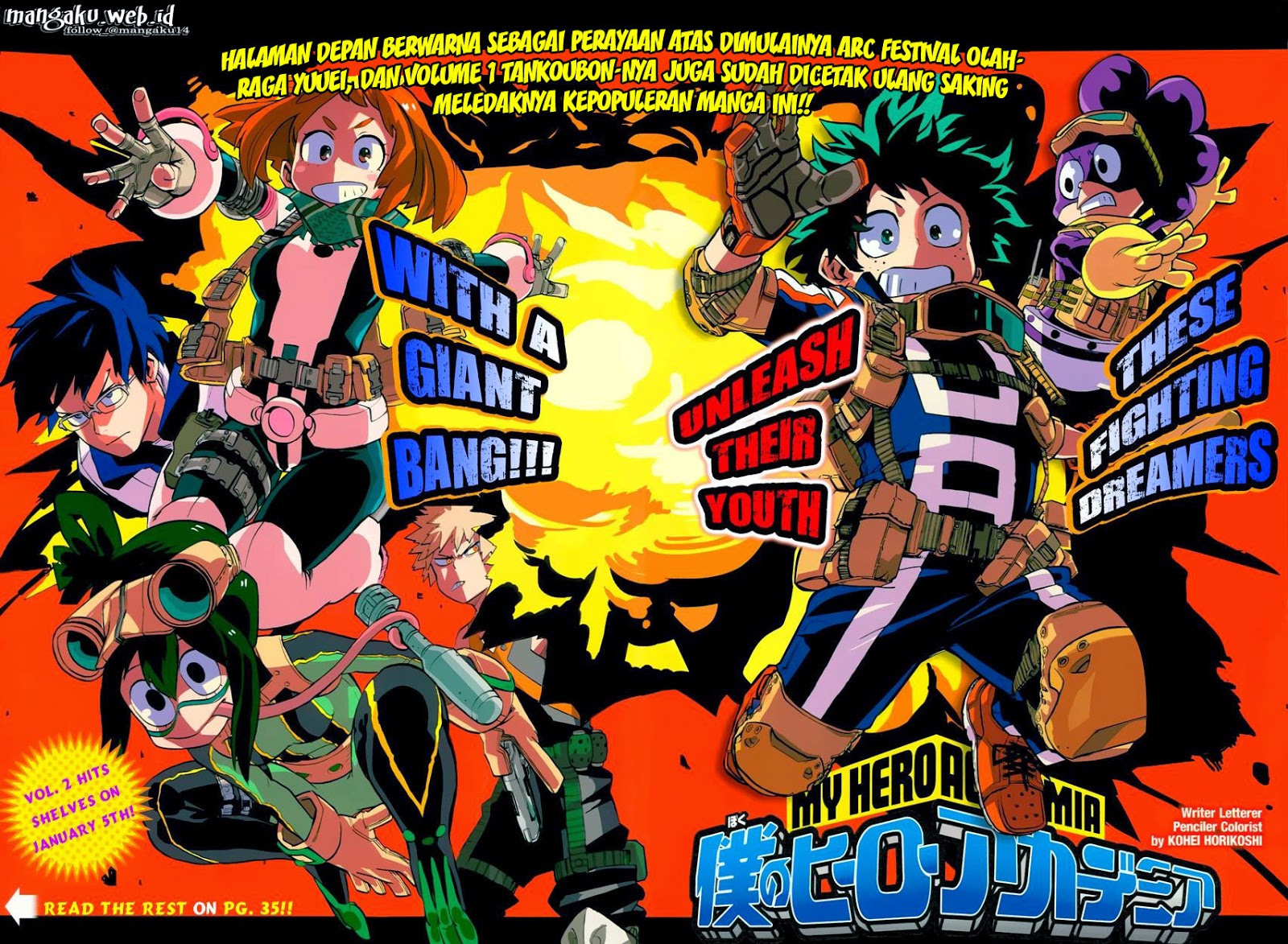 Boku no Hero Academia Chapter 23 Gambar 4