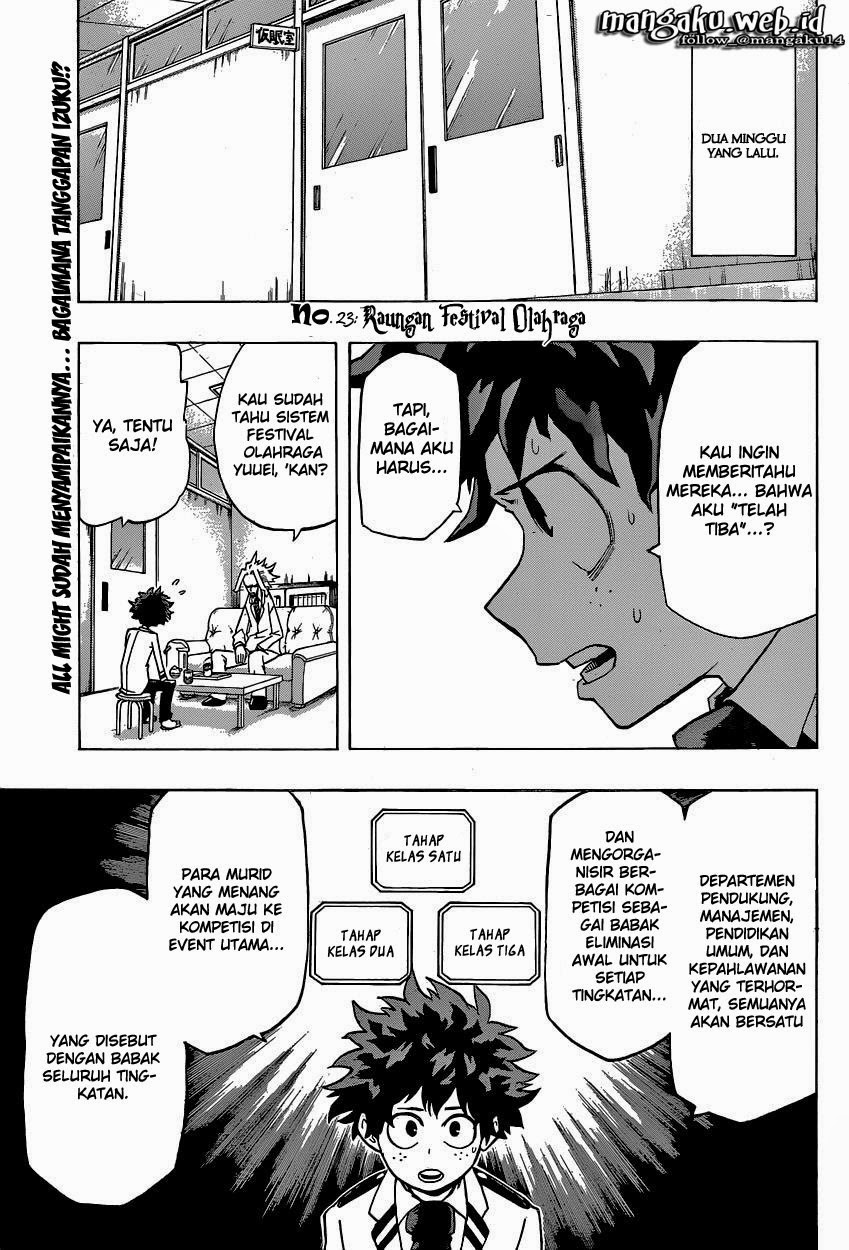 Boku no Hero Academia Chapter 23 Gambar 5