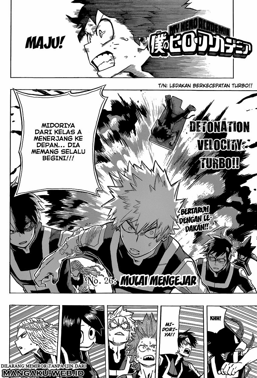 Boku no Hero Academia Chapter 26 Gambar 3