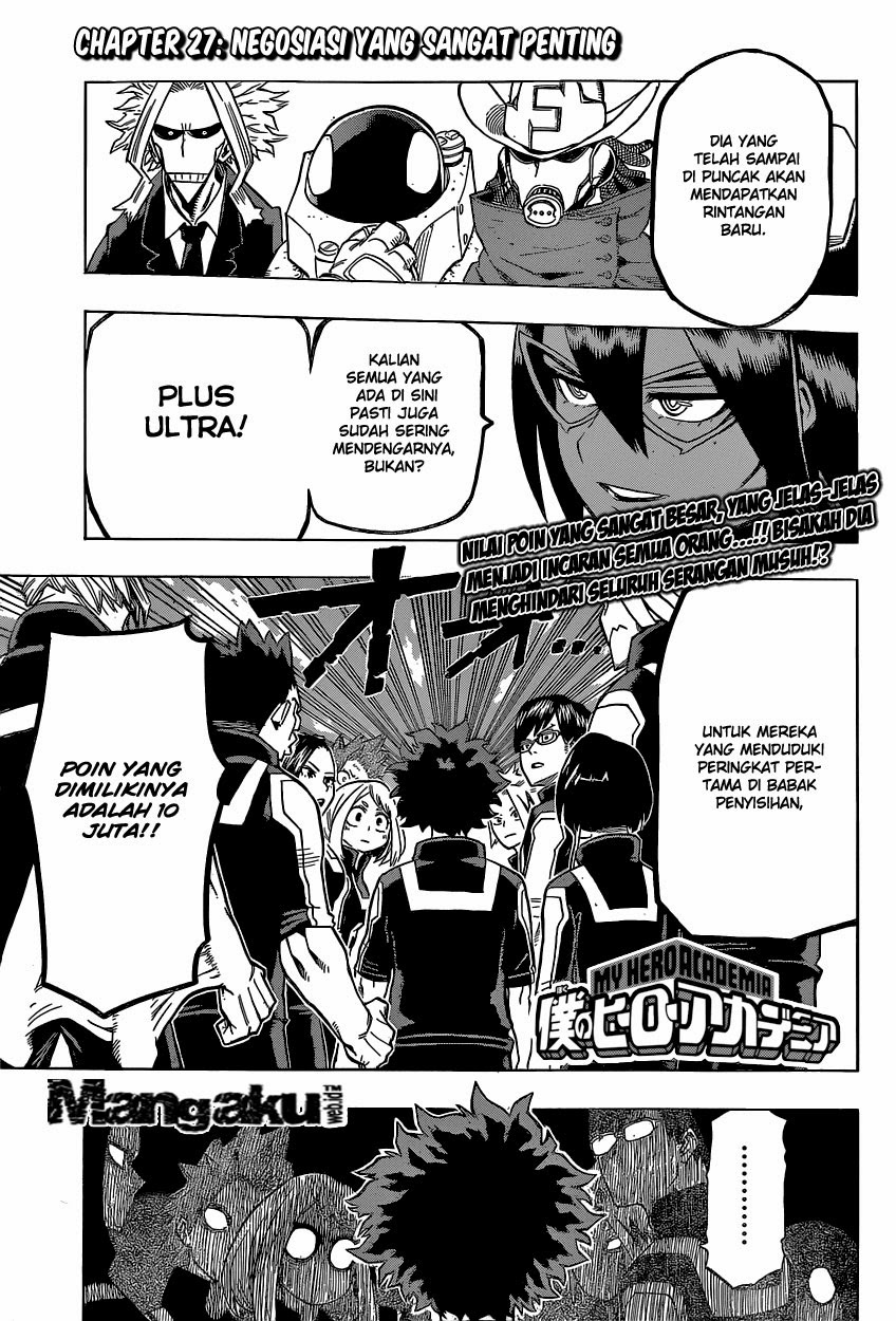 Manga Boku no Hero Academia Chapter 27 gambar nomor 2