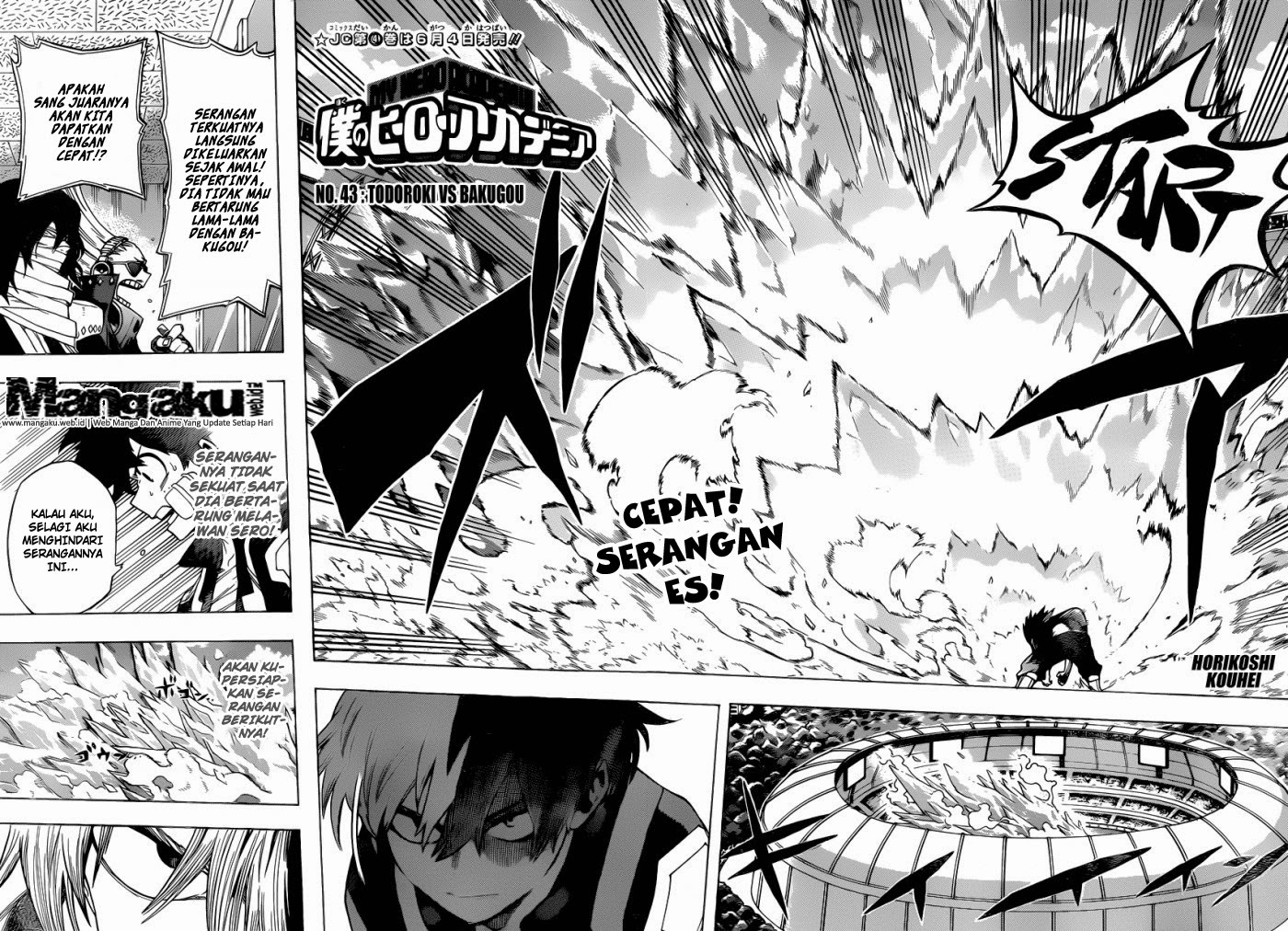 Boku no Hero Academia Chapter 43 Gambar 3