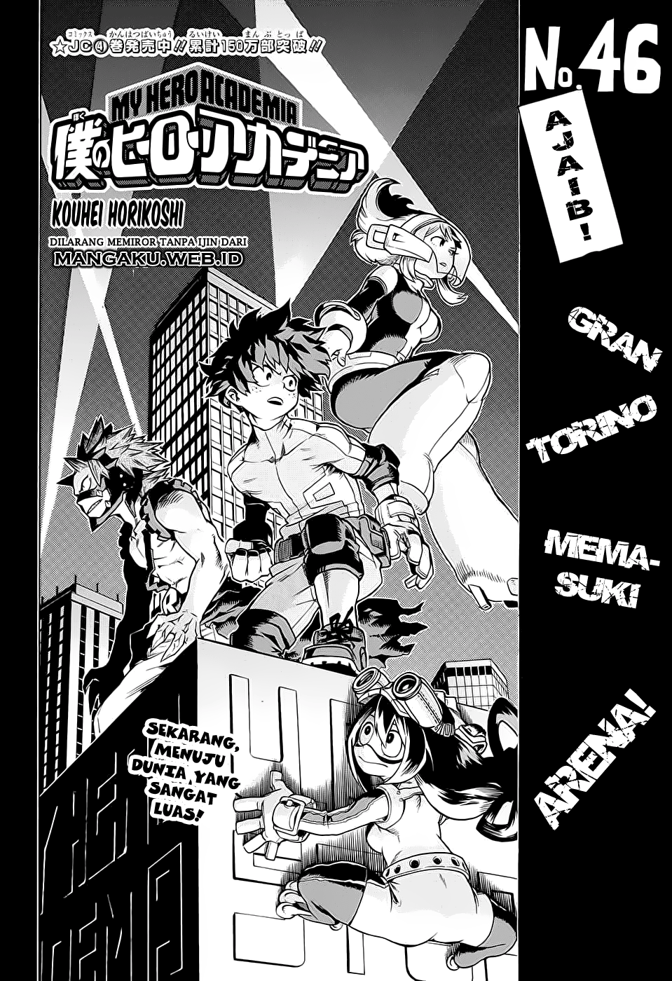 Boku no Hero Academia Chapter 46 Gambar 3
