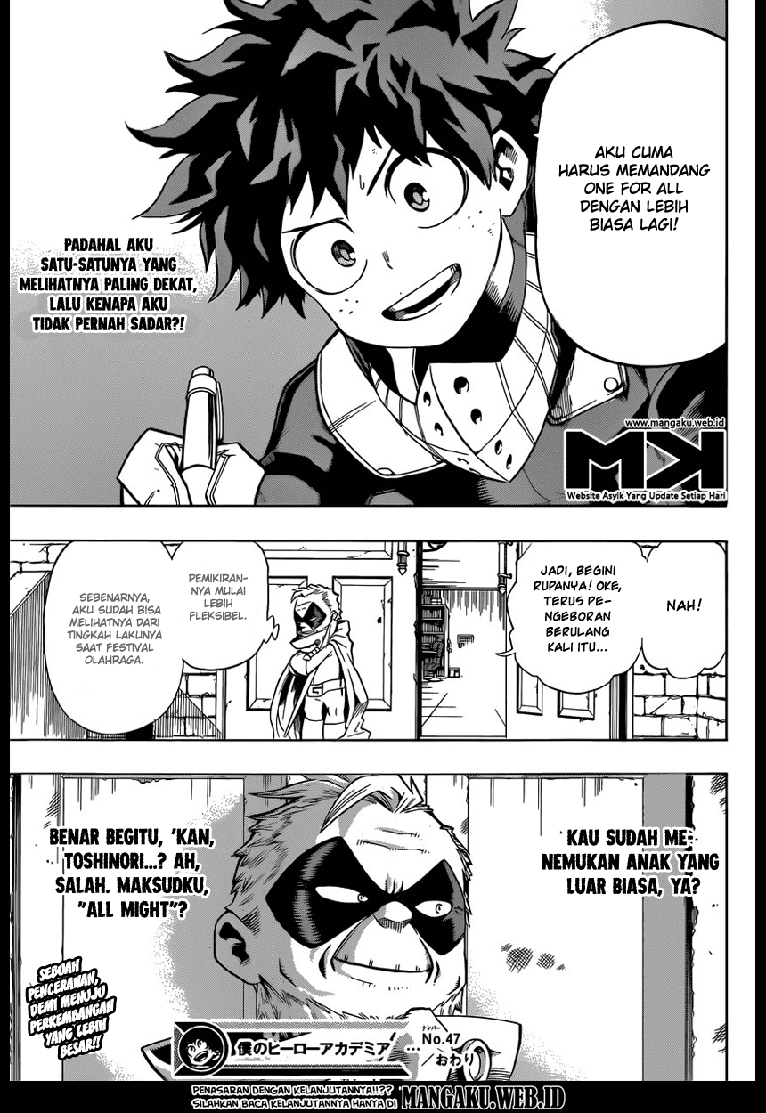 Boku no Hero Academia Chapter 47 Gambar 18