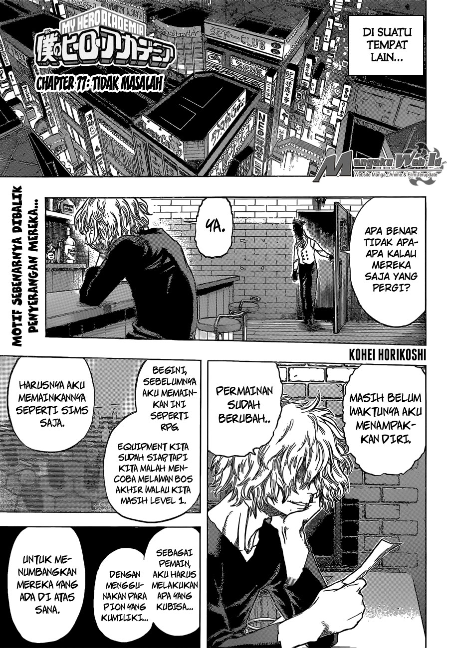 Baca Manga Boku no Hero Academia Chapter 77 Gambar 2