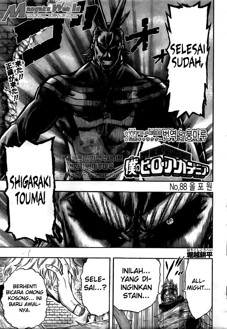 Manga Boku no Hero Academia Chapter 88 gambar nomor 2