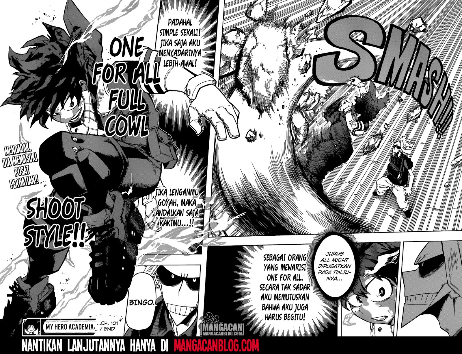 Boku no Hero Academia Chapter 101 Gambar 19
