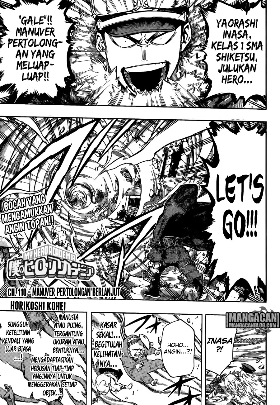 Baca Komik Boku no Hero Academia Chapter 110 Gambar 1
