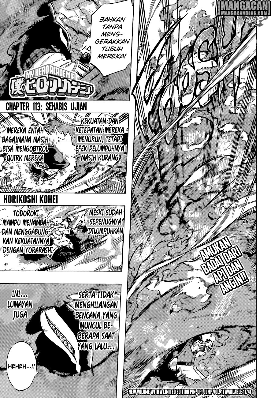 Baca Komik Boku no Hero Academia Chapter 113 Gambar 1