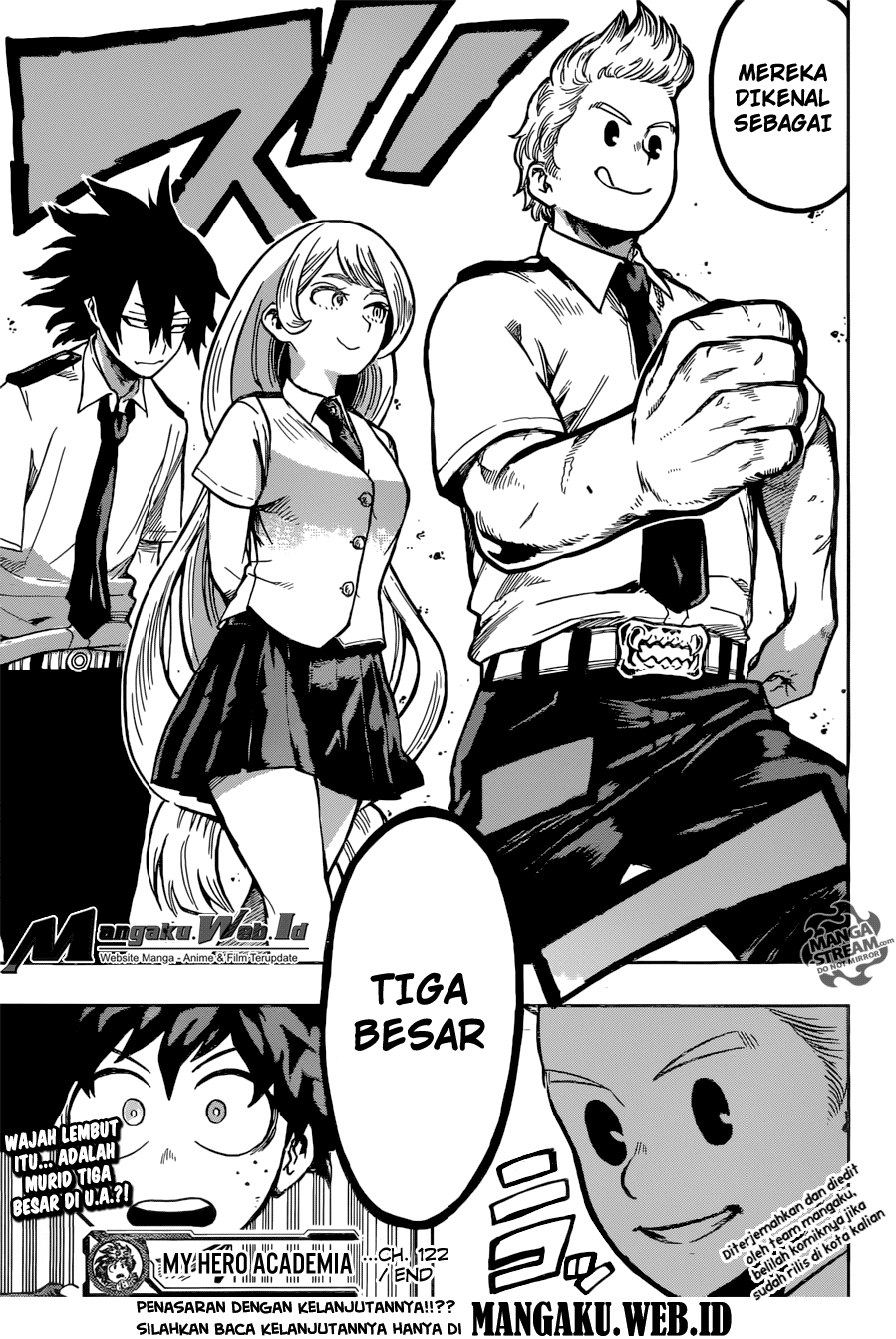 Boku no Hero Academia Chapter 122 Gambar 16