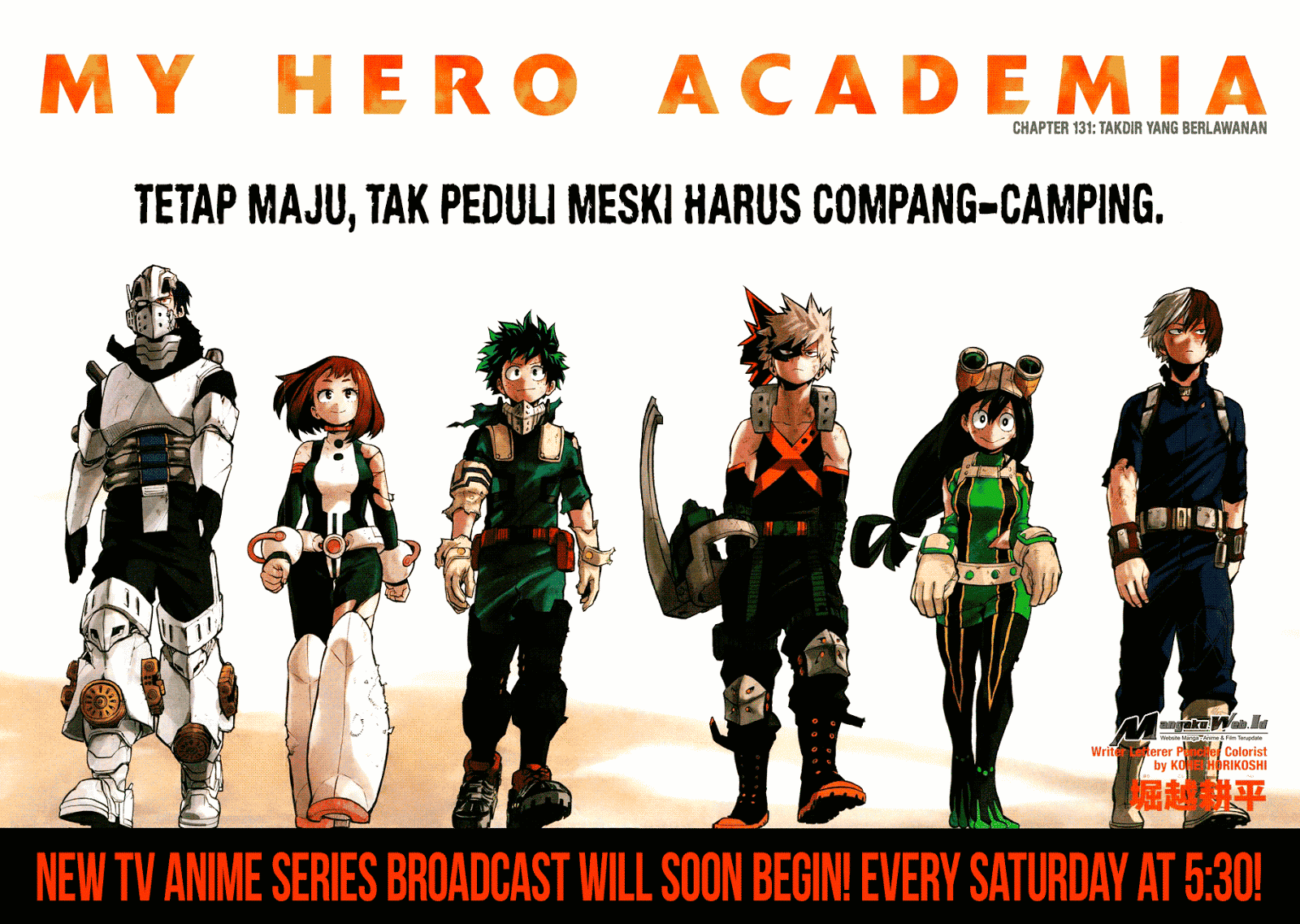 Boku no Hero Academia Chapter 131 Gambar 3
