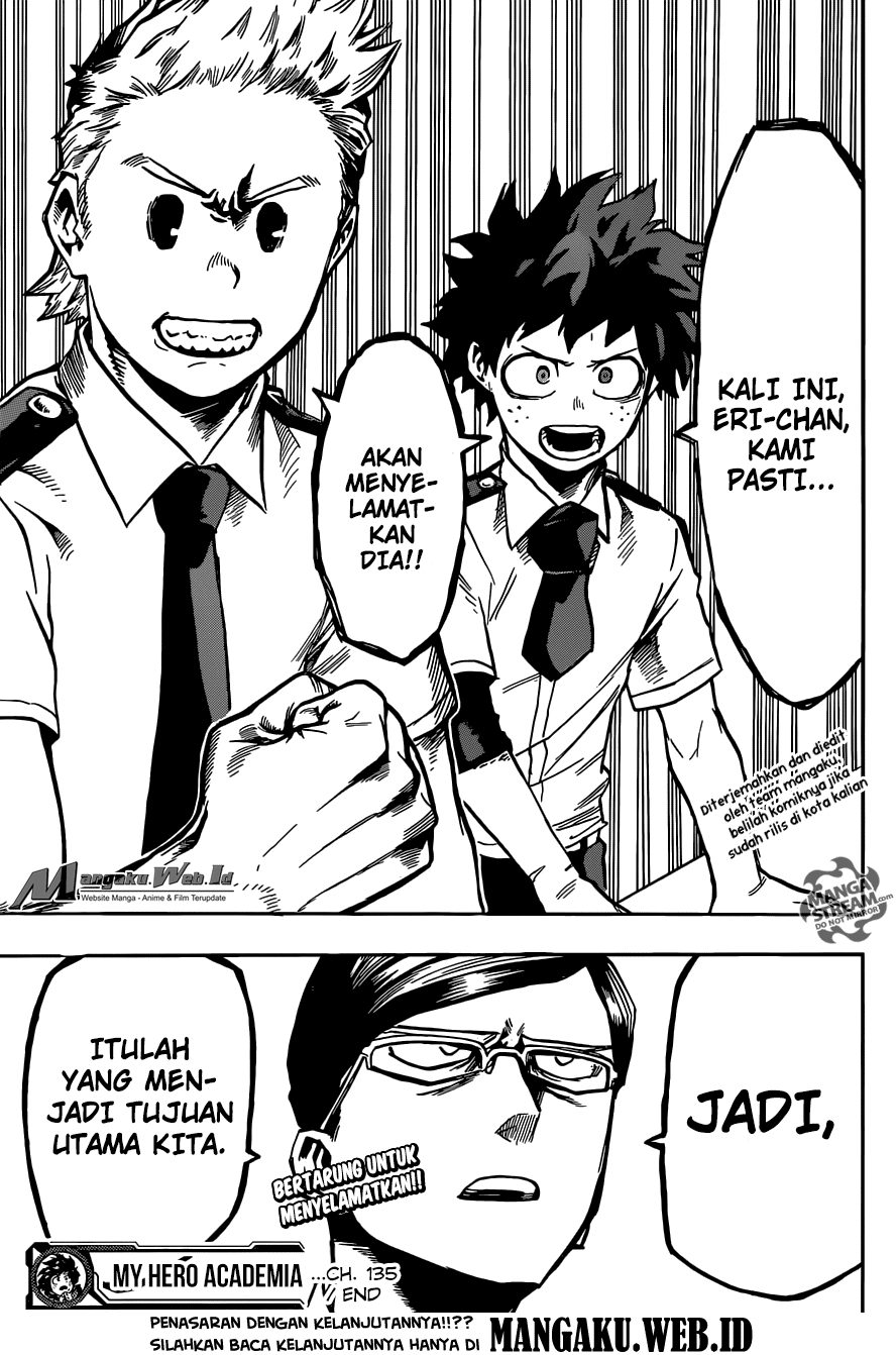 Boku no Hero Academia Chapter 135 Gambar 20