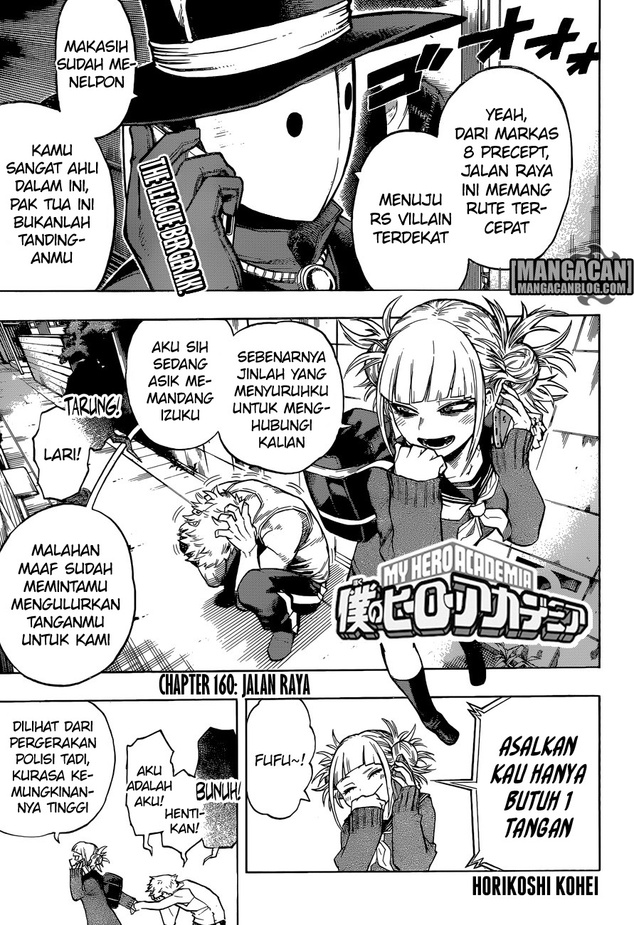 Baca Komik Boku no Hero Academia Chapter 160 Gambar 1